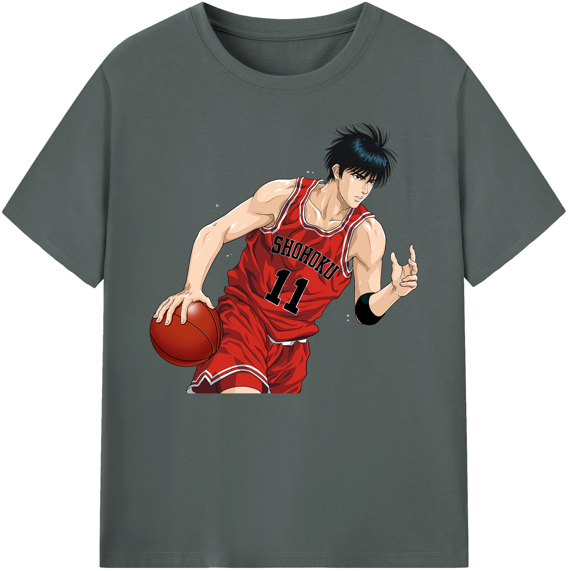 （画像用） SLAM DUNK／スラムダンク 綿100％ メンズ半袖Tシャツ｜肌触りやわらか＆通気性